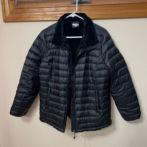 32 Degrees Black Faux Fur Jacket